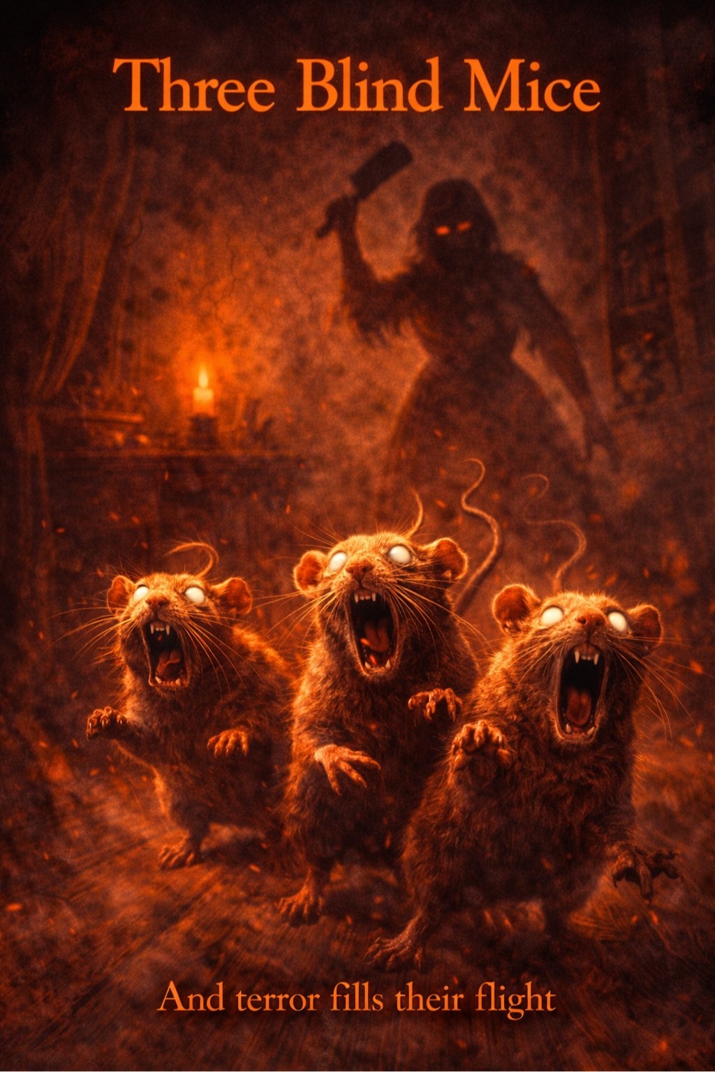 Three blind mice in terror