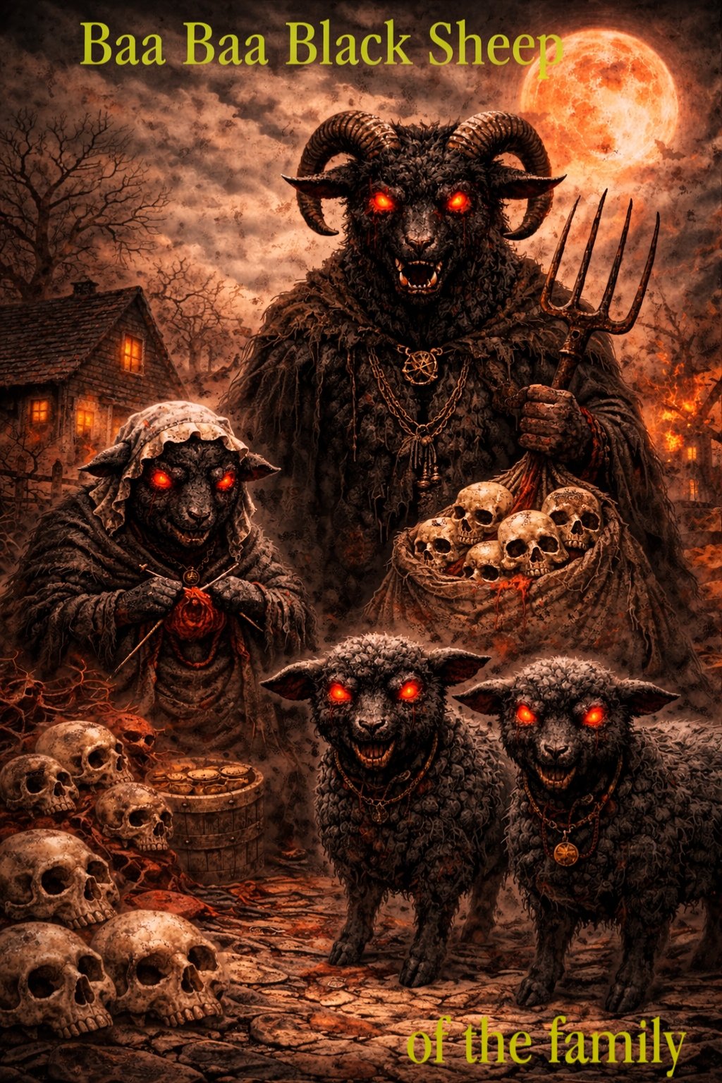 Baa Baa Black Sheep of darkness