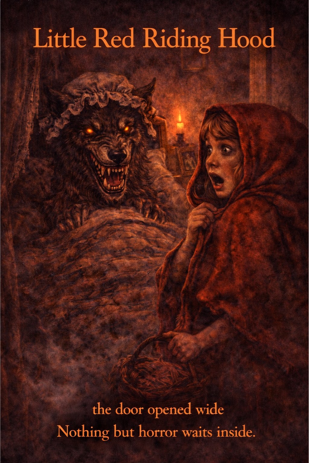 Little Red's encounter with the wolf